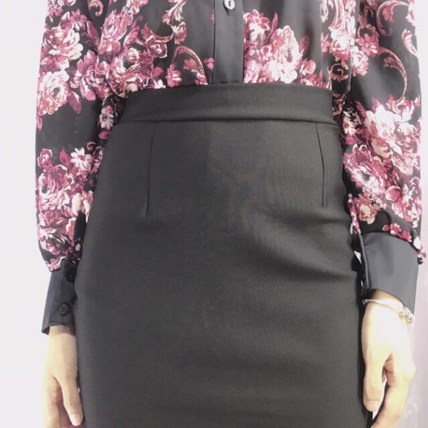 12.12 Xả - (có bigsize eo 95cm) CHÂN VÁY THUN CÔNG SỞ - VÁY THUN NỮ XẺ TÀ SAU- CÓ SIZE ĐẠI Y88 ' 2021 . ᴬ : | BigBuy360 - bigbuy360.vn