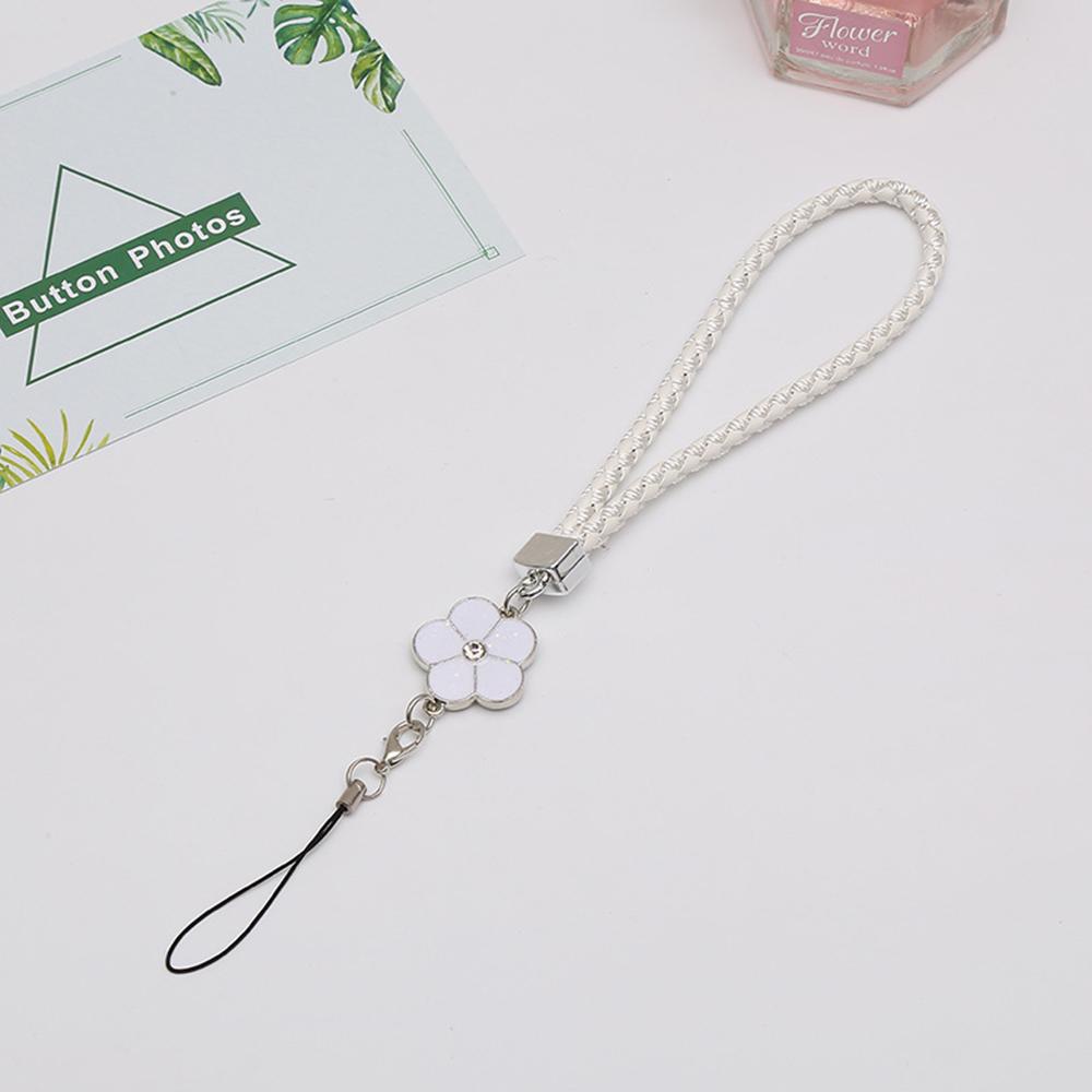 Dây Đeo Điện Thoại / Chìa Khóa Họa Tiết Hoa Xinh Xắn