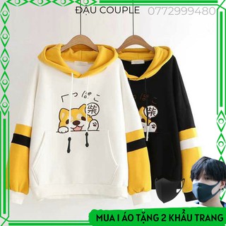 Hoodie ❤️ Áo Khoác Nỉ Hoodie Mẫu In Mèo CKN1 Có Mũ Dạng Chui Form Rộng Unisex Cho Nam và Nữ May Chần Bông Dày Đẹp