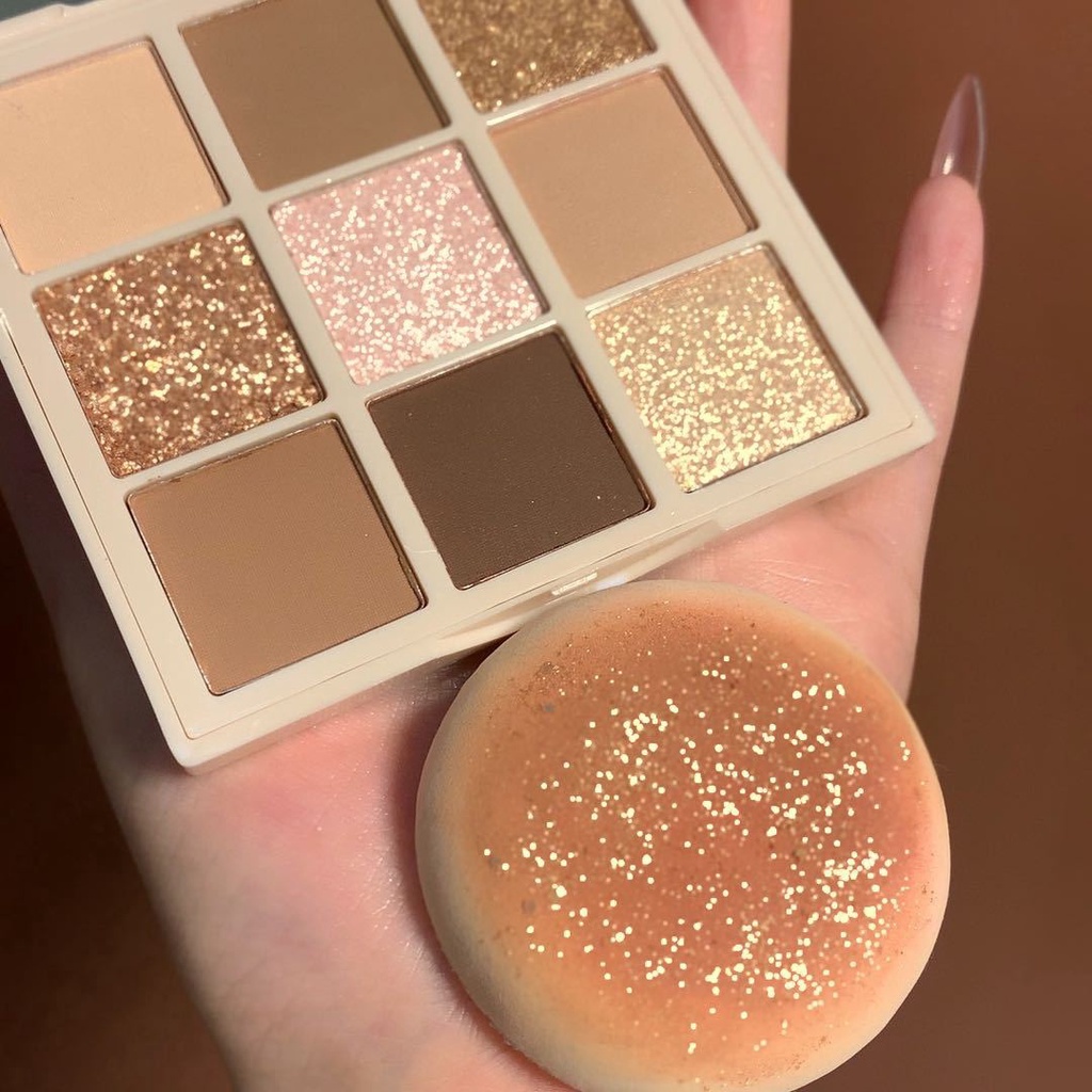 Bảng phấn mắt 9 màu sắc hiệu ứng ngọc trai