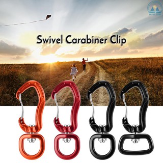 Móc khóa carabiner xoay 360 độ treo đồ đa năng