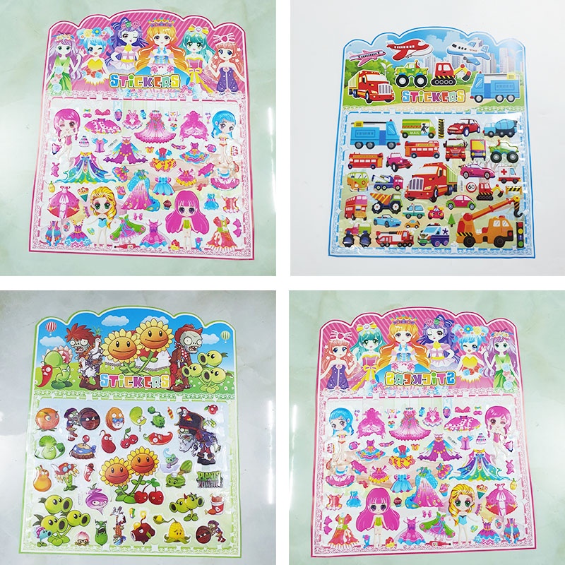 Bộ Sticker dán cao cấp nhiều chủ đề cho bé
