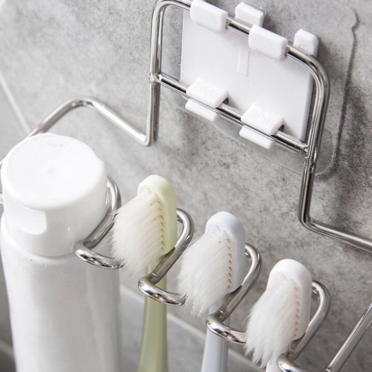 Giá Đỡ Bàn Chải Đánh Răng Bằng Thép Không Gỉ
