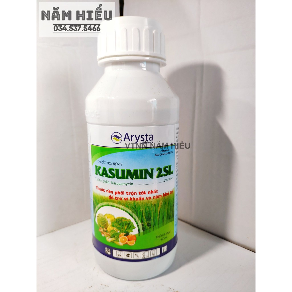 KASUMIN 2SL - Thuốc trừ bệnh thối nhũng vi khuẩn hoa lan, loét trái - 425ml