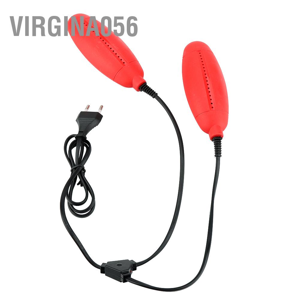 Virgina056 Woman Lady Electric Shoe Boot Dryer Warmer Deodorant Device Foot Protector 220V EU Plug