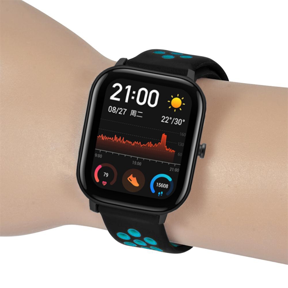 Dây Đeo Silicon 20mm Cho Xiaomi Huami Amazfit Gts / GTS 3 2 2e 2Mini Correa