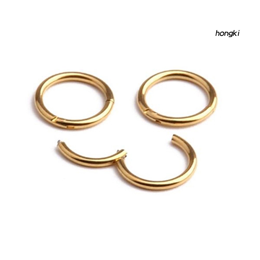 (Hàng Mới Về) 1 Khuyên Mũi Bằng Thép Không Gỉ 16g 14g