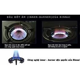 Bếp Gas Âm Rinnai RV2Gi-Ngọn Lửa Xoắn Chìm -Tiết kiệm 30% gas -Ngắt gas tự động-bh 24 tháng