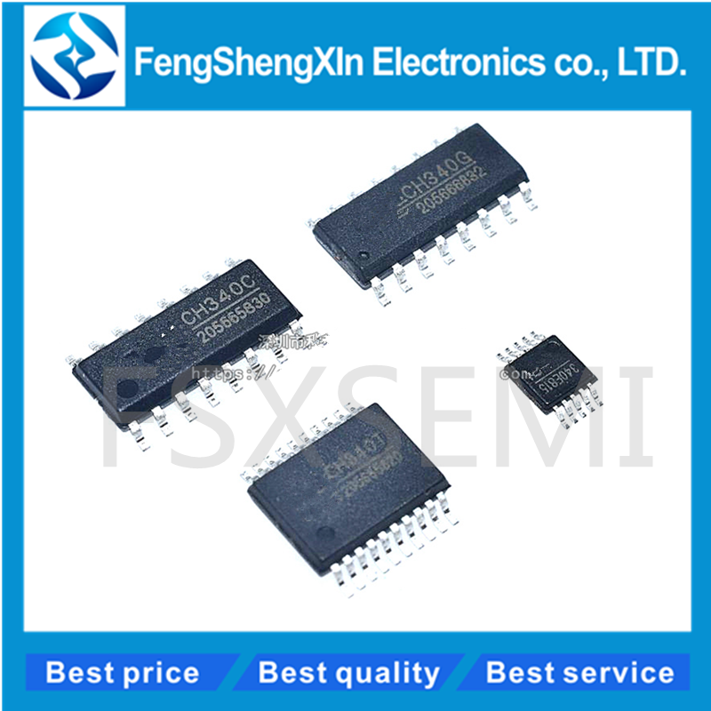 Set 5 Linh Kiện Điện Tử Ch340C Ch340G Ch340T Ch340 Ch340E Sop Smd