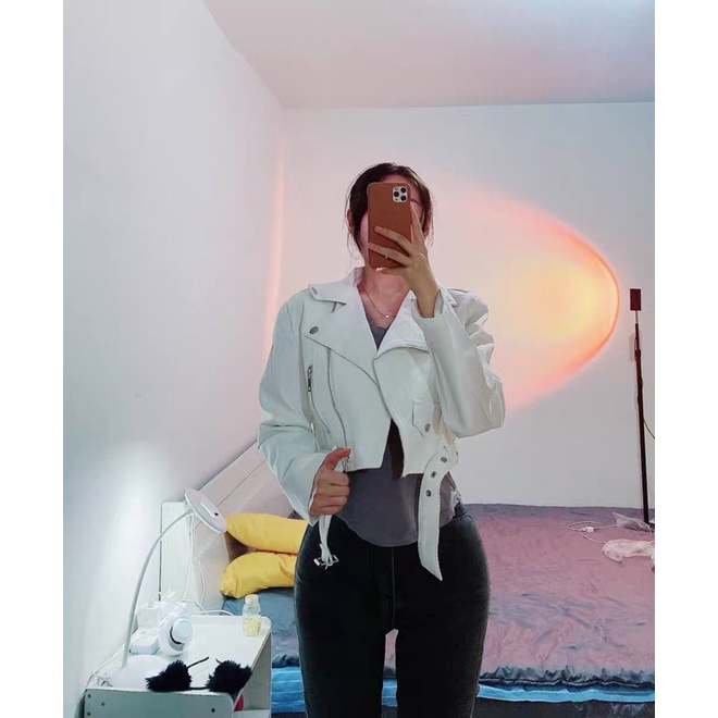 Áo khoác kaki dáng ngắn đa phong cách K1