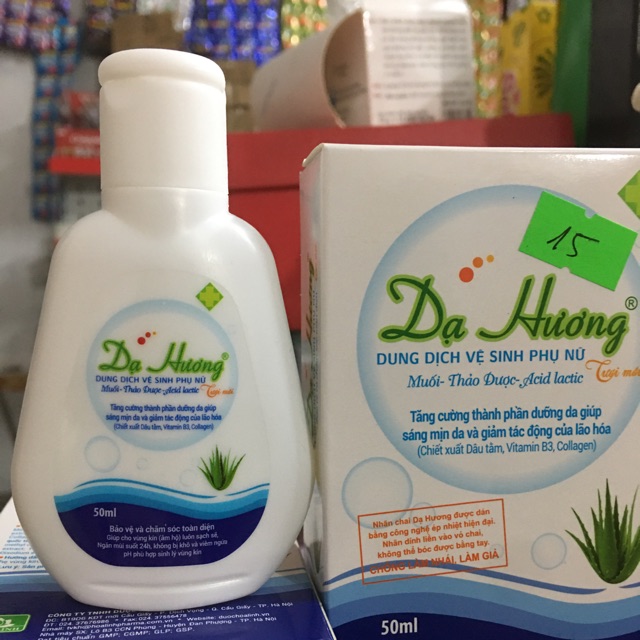 DUNG DỊCH VỆ SINH PHỤ NỮ DẠ HƯƠNG 50ml