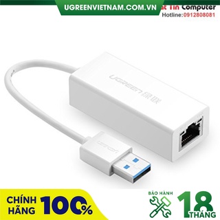 Bộ chuyển USB to Lan Cao Cấp Ugreen 20253, 20254,20255,20256 Chính Hãng
