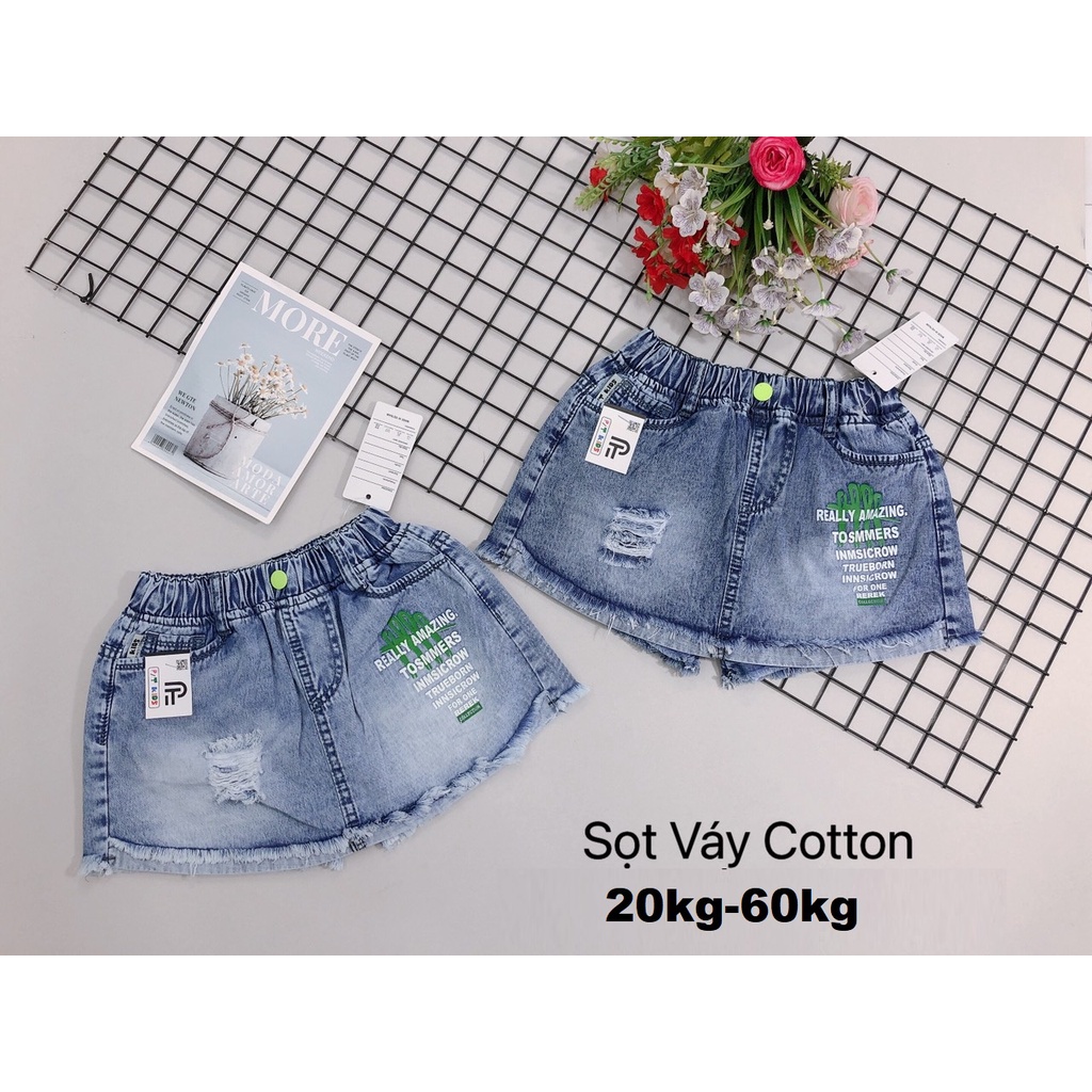 Quần Jean Giả Váy Bé Gái Xếp Ly , Quần Váy Jean - Trang 25Kids AQ006
