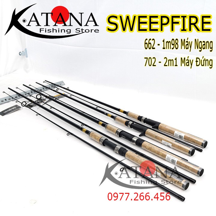 Cần Câu Lure Chính Hãng - DAIWA SWEEPFIRE - 1m98 2m1