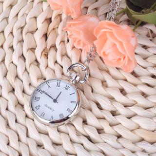 2 Dây Chuyền Mặt Đồng Hồ Quả Quýt Chạm Khắc Hình Trái Tim Phong Cách Vintage