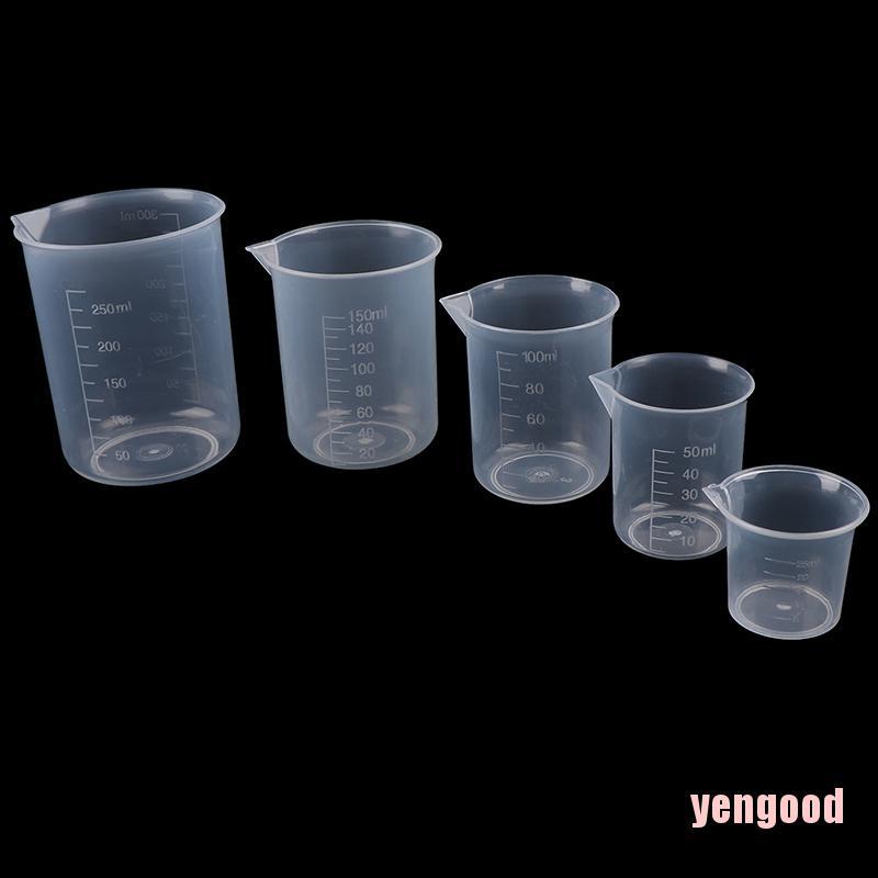 Bộ 2 Cốc Đo Lường Bằng Nhựa Trong Suốt Đặc Biệt