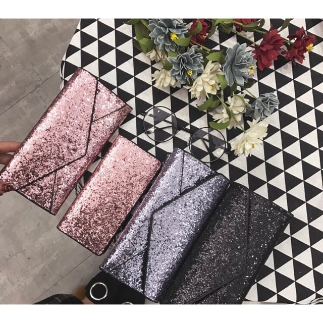 Set ví dài kim tuyến