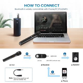 Hệ thống Micro không dây Bluetooth cầm tay