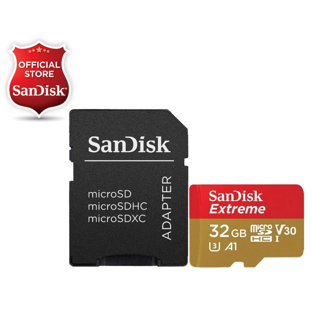 Thẻ nhớ microSDXC Extreme 667X A1 V30 4K 64GB/32GB UHS-I U3 100MB/s | BigBuy360 - bigbuy360.vn