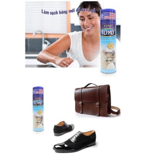 TOYO XỊT BÓNG DA, GỖ VÀ NHỰA  500ml CHÍNH HÃNG - SIÊU TIỆN LỢI
