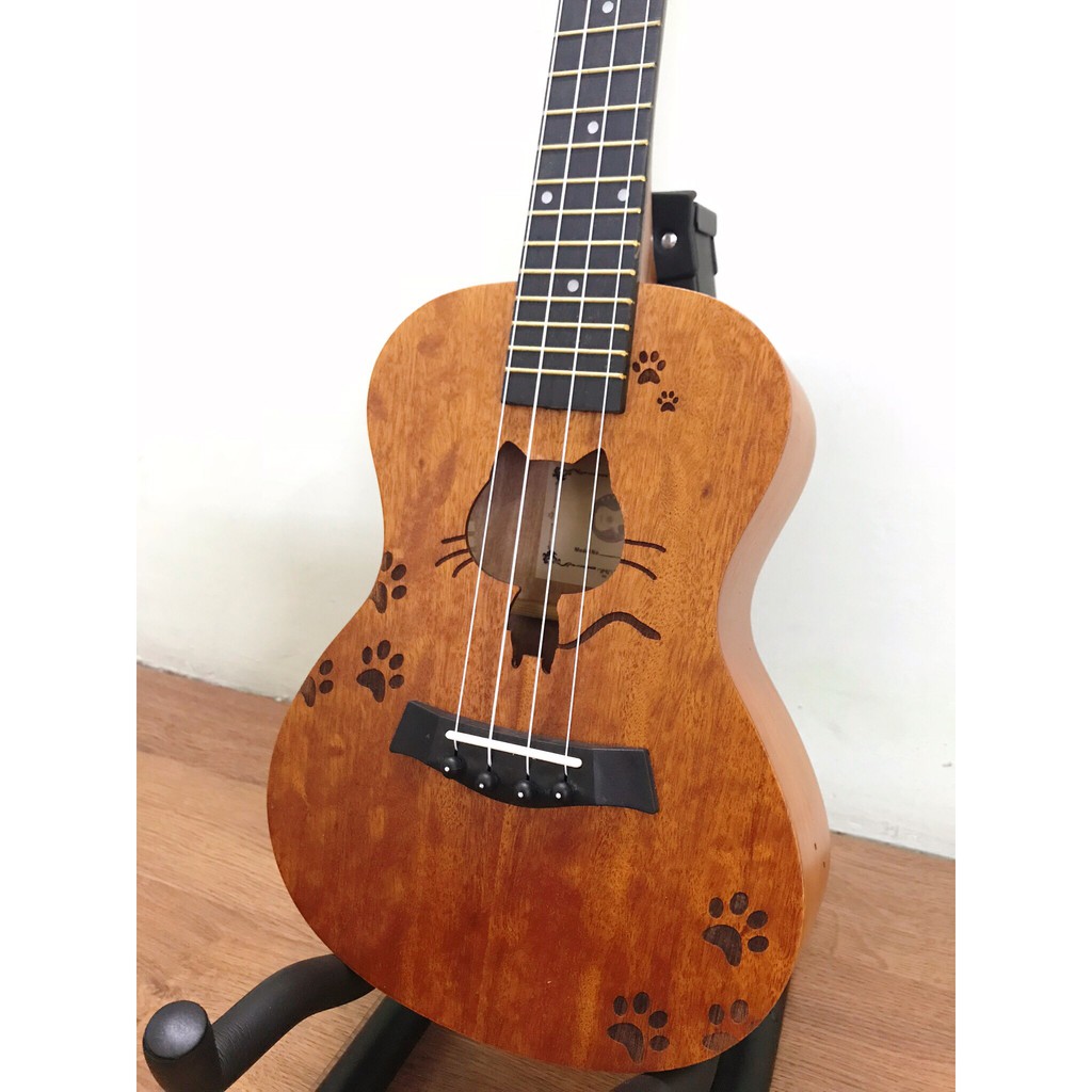 Đàn ukulele 23 inch Ukulele Concert - Hình con mèo