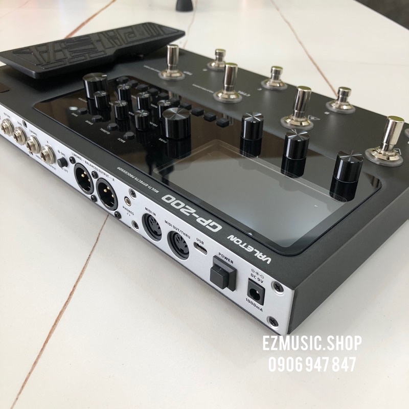 Phơ Bàn chuyên nghiệp Valeton GP-200 cho Guitar điện-Bass- Acoustic