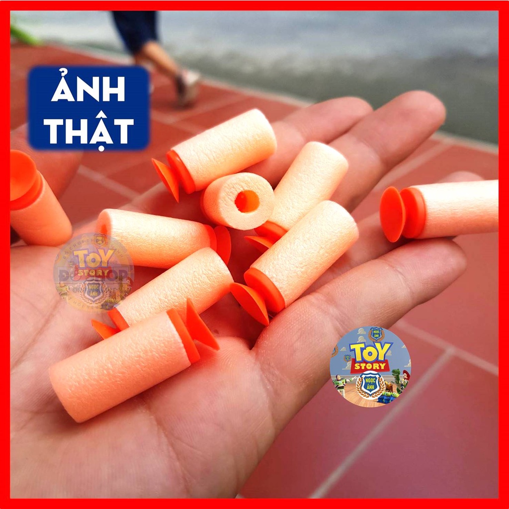 Set 10 Xốp Ngắn UZI Hút Dính Cho Đồ Chơi Nerf UZI SMG, Revolver357