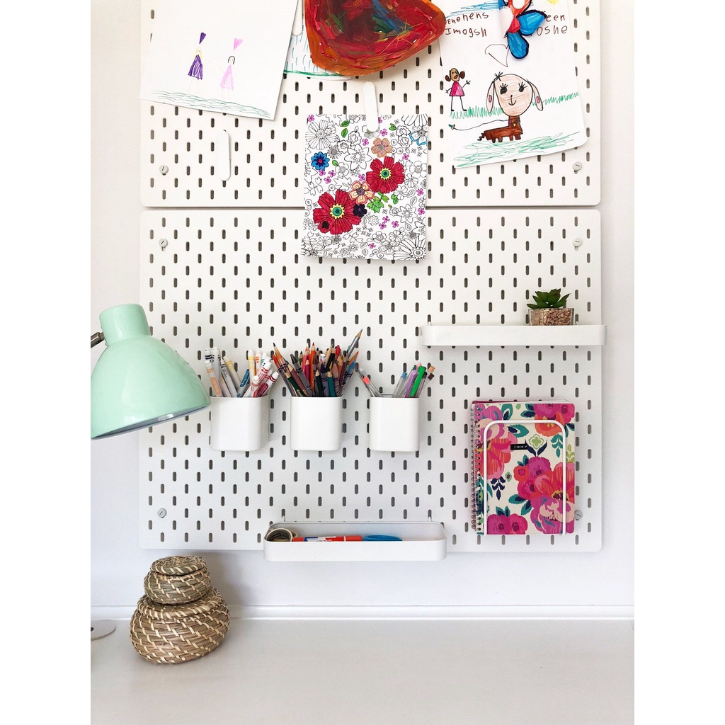 Bảng cài treo tường pegboard Skadis IKEA 76cm