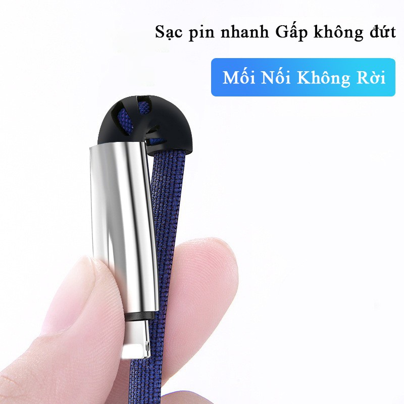 Dây Sạc Cáp Sạc Nhanh cáp sạc nhựa  D1 3A tương thích các dòng điện thoại