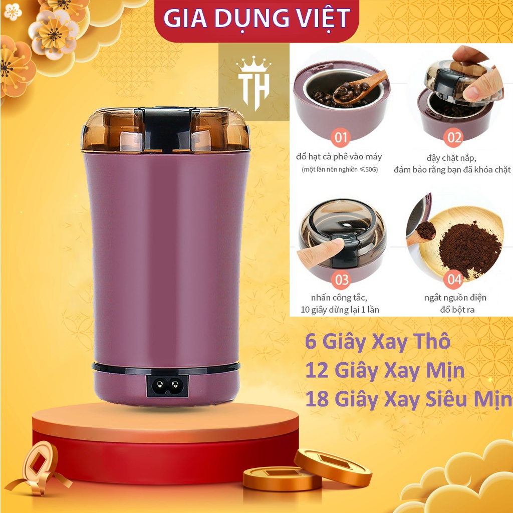 Máy Xay Hạt Khô, Máy Xay Bột Ngũ Cốc, Cafe, Thảo Dược, Các Loại Hạt Cực Nhanh