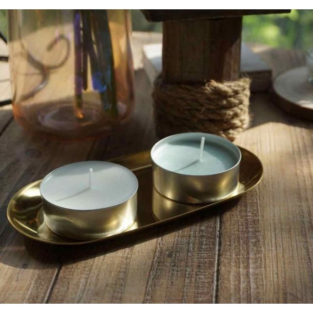 10 Đế Tealight thiếc chắc chắn đổ nến Handmade lãng mạn TẶNG KÈM Dây tim chất lượng - 9293store - 9293nguyenlieu