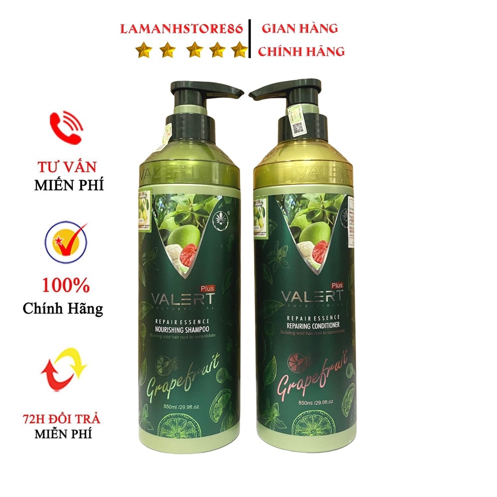 Dầu Gội BƯỞI GRAPEFRUIT PLUS kiềm dầu sạch gàu kích thích mọc tóc chống rụng tóc cặp dầu gội xả 800ml hàng chính hãng