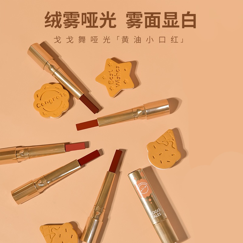 (hàng Mới Về) Son Môi Lì Gogotales Thiết Kế Vỏ Son Hình Tam Giác Đẹp Mắt Mờ / Matte | BigBuy360 - bigbuy360.vn