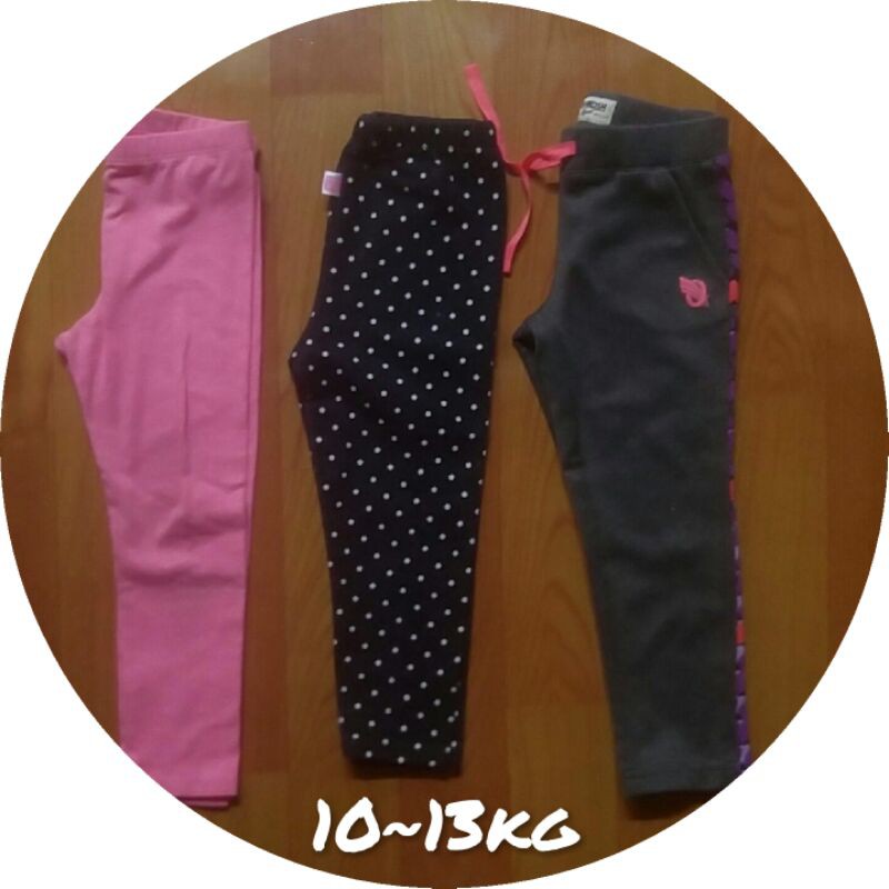 Set 3 quần bé gái 10~13kg