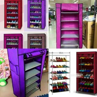 Tủ vải đựng giày dép 6 tầng