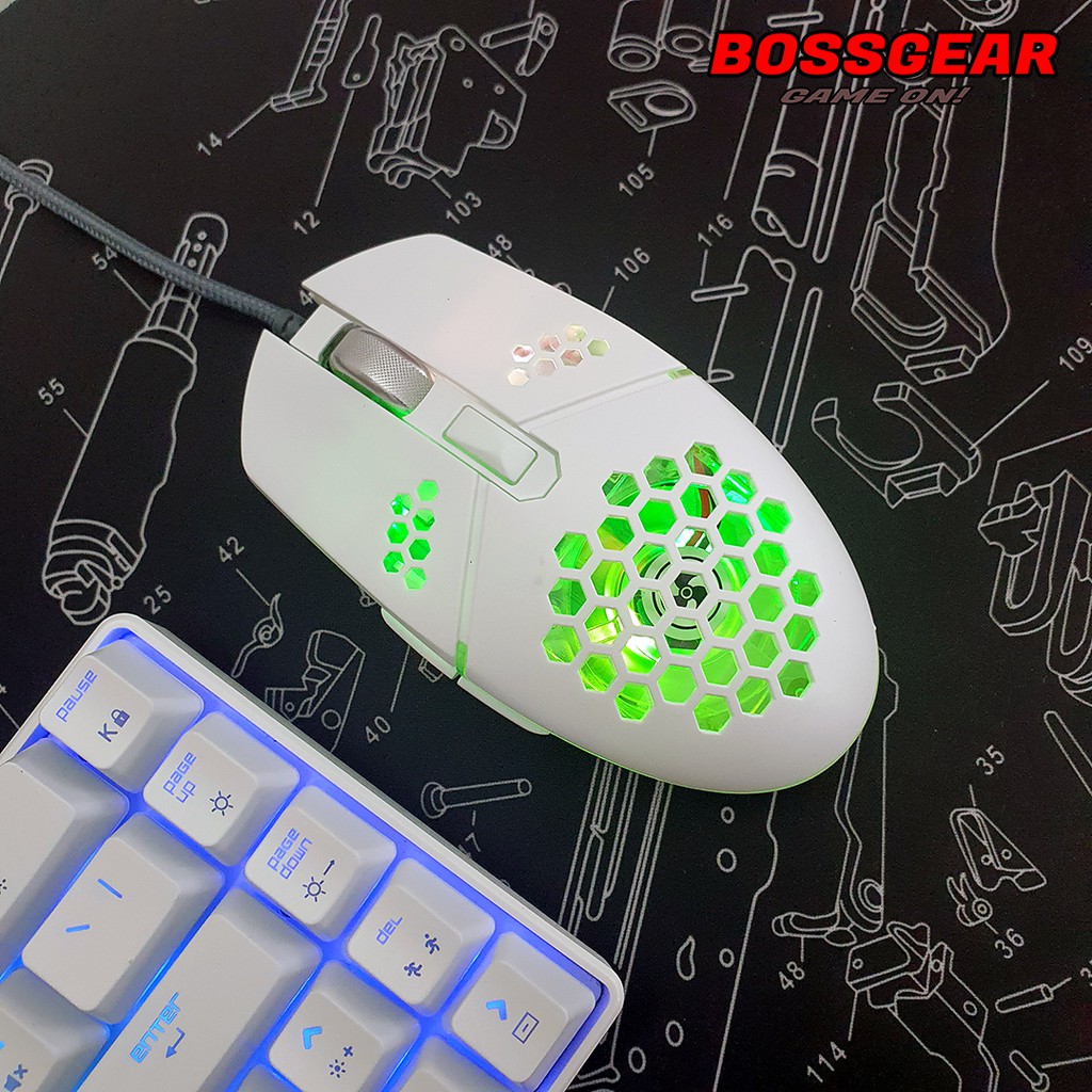 Chuột Gaming ZeroDate G25 Cooling Mouse ( Chuột Lỗ siêu nhẹ, Tích hợp quạt làm mát )