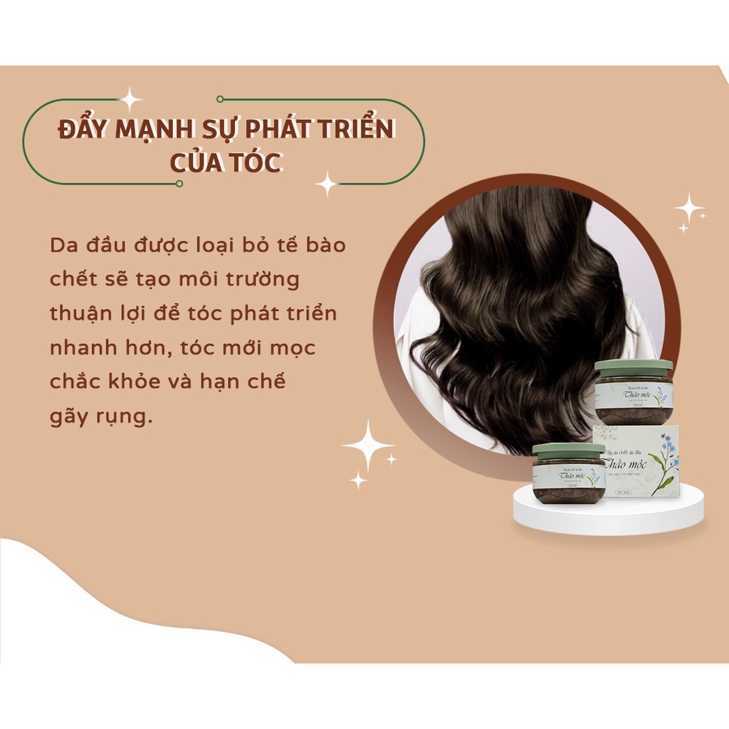 [CHÍNH HÃNG] Tẩy da chết da đầu giúp phục hồi tóc hư tổn, giảm gàu, nấm, ngứa