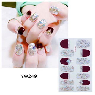 Miếng dán móng tay Sequin - Nail Wraps (14 miếng dán khô)