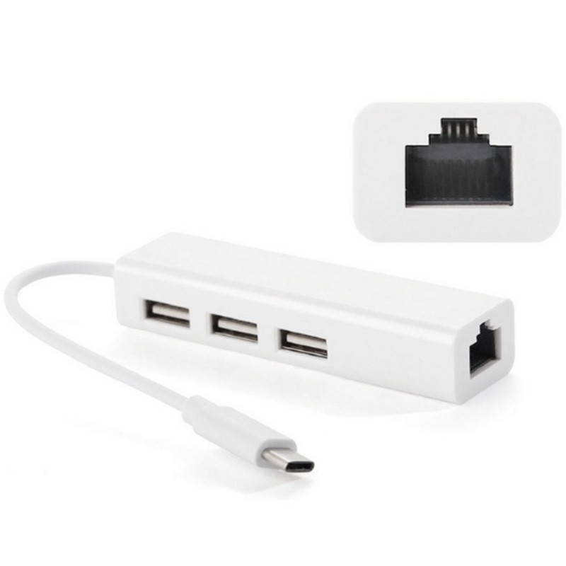 Bộ Chuyển Đổi Usb 3.1 Type-C Sang Rj45 Lan 100mbps Cho Macbook Laptop Computer Pc | BigBuy360 - bigbuy360.vn