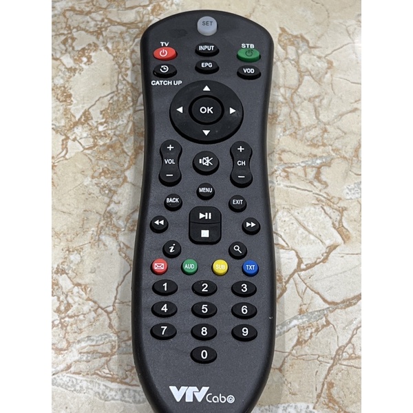 Điều khiển đầu VTV cab kèm pin loại vát