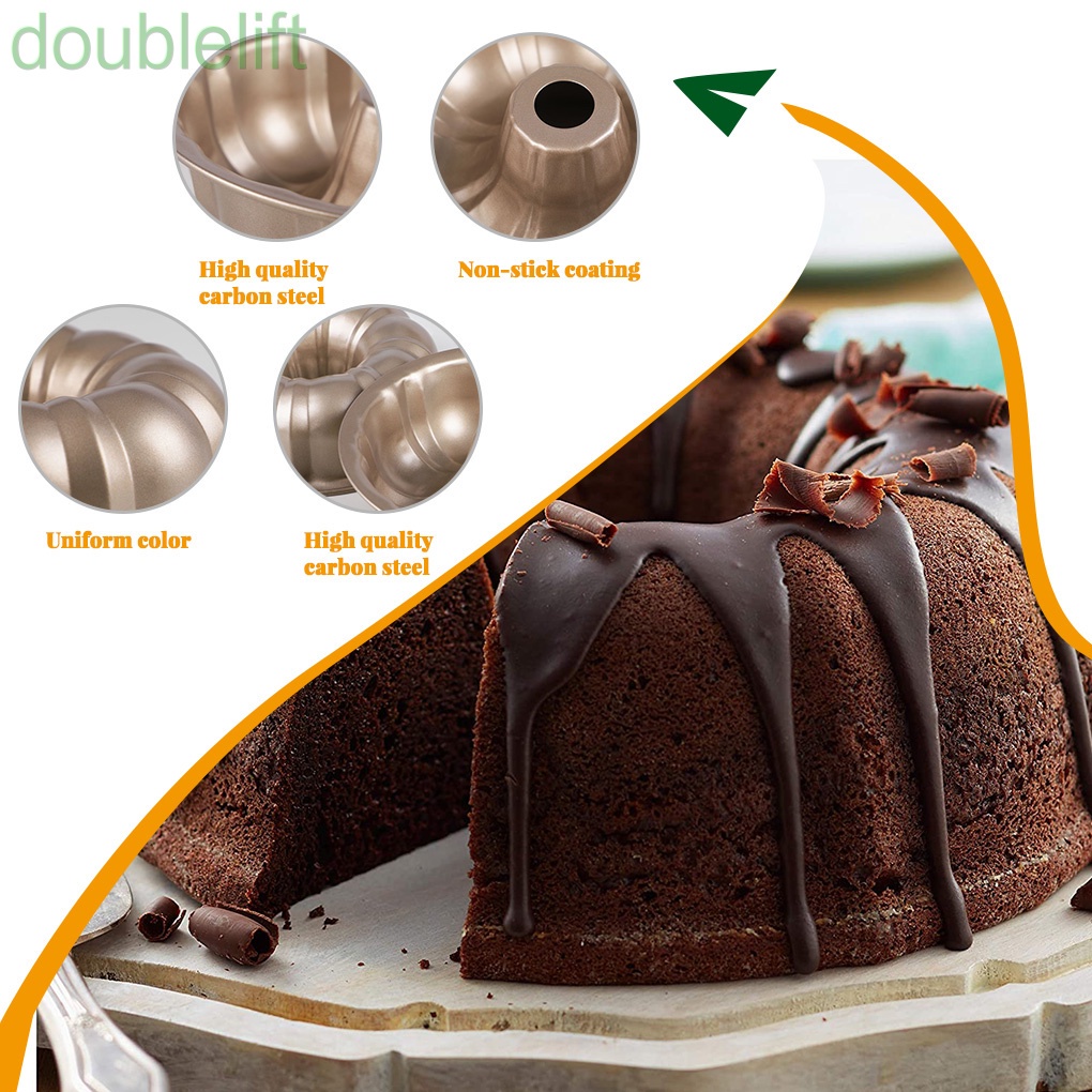 Khuôn làm bánh hình quả bí ngô bằng thép carbon không dính tiện lợi