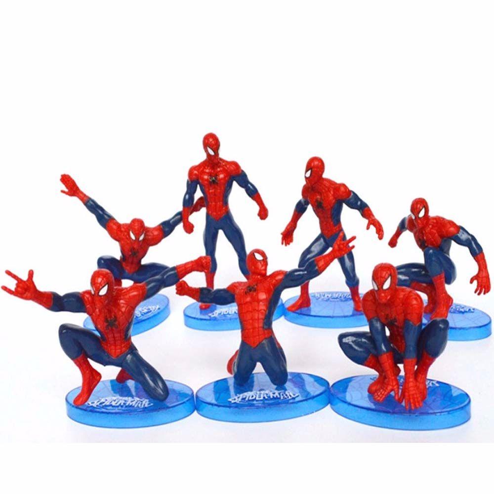 Mô Hình Nhân Vật Phim Hoạt Hình Avengers Trang Trí Bánh Kem