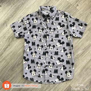 [Yeah1Shop]- Áo sơ mi hoạt hình (M, L, XL) (SMHH)