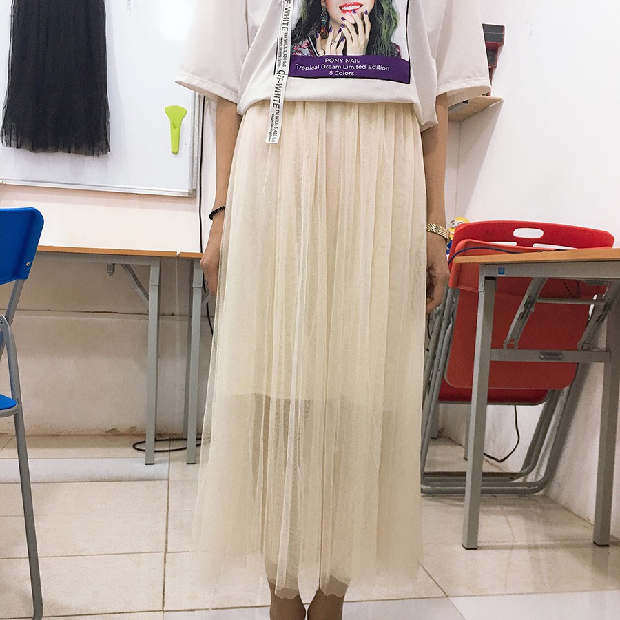 Chân Váy Lưới chân váy xòe Tutu thời trang