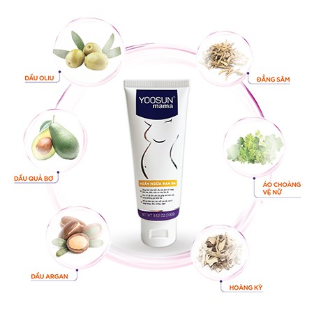 YOOSUN MAMA  tub 100g ngăn ngừa và phục hồi rạn da