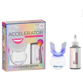 (CÓ SẴN) Bộ làm trắng răng White Glo White Accelerator Blue Light Teeth Whitening System