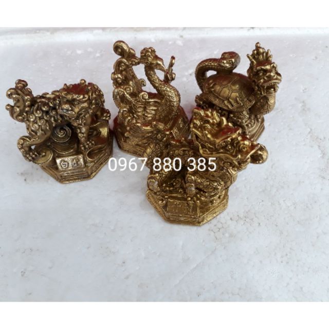 Bộ tứ linh Long Lân Quy Phượng