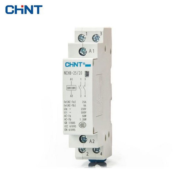 Khởi động từ 1 pha CHINT NCH8-25/20 NCH8-40/20 NCH8-63/20 25A 40A 63A 220V