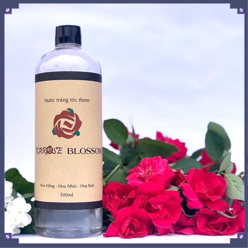Nước Tráng Tóc Thơm Karose Blossom 500ml, Dưỡng Tóc Thơm Mềm Mượt