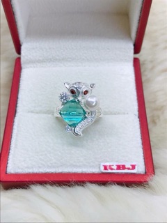 💍💍💍Nhẫn hồ ly đá nhiều màu